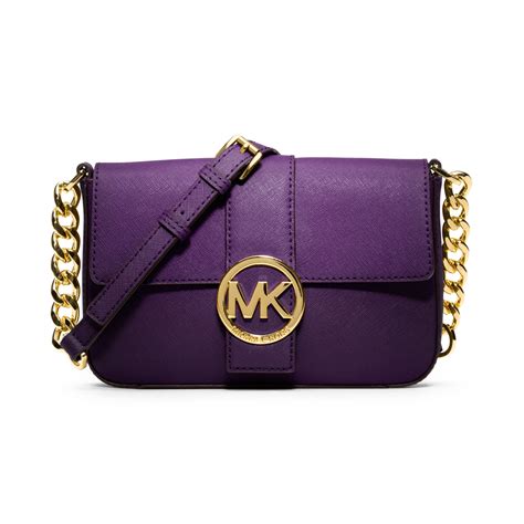 michael kors purple purse.